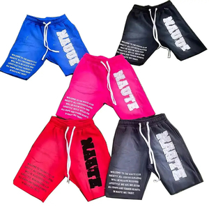 2025 Custom Summer Beach <b>Shorts</b> for Men 100% Cotton OEM Wholesale Vivid Swimwear Plain <b>Sports</b> Sweat <b>Shorts</b> <b>with</b> Solid Print - Product Image 1