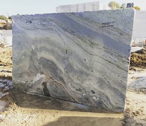 Decoración de espacios modernos Mármol azul río pulido Losas grandes Azulejos Encimeras para villas Hospitales Hoteles India Vinayak Exports - Product Image 3