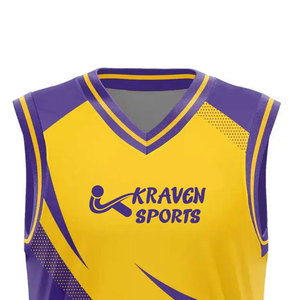 Maillot de basket-ball professionnel à col en V, respirant, vêtements de sport, maillot de basket-ball - Product Image 4