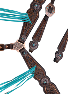 ชุดบังเหียน100% น้ำหนักเบาหนังแท้สำหรับขี่แบบตะวันตกอาร์เจนติน่าหนังวัวแท้ - Product Image 3