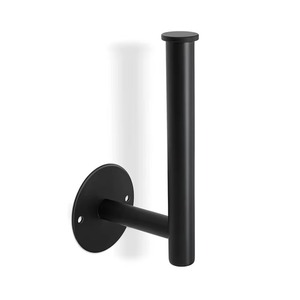 Porte-papier toilette en métal doré brillant, affichant une qualité de fabrication remarquable que les utilisateurs remarquent instantanément. - Product Image 3