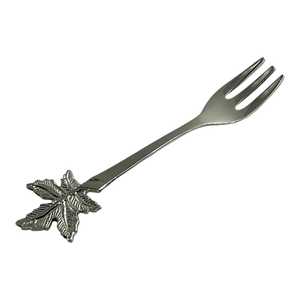 Meilleure vente Ensemble de couverts en métal argenté à poignée design feuille fait main au prix de gros de l'Inde - Product Image 6