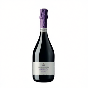 Cantine Castelli Lambrusco Scuro Emilia IGT 750ml Sparkling Red Italian <b>Wine</b> Dark Fruity 6 Bottles Per Box - Product Image 2