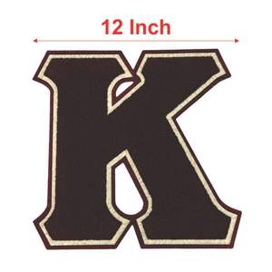 Écusson en chenille rouge Kappa Alpha Psi K, broderie premium, blason grec pour vestes, sweats à capuche, sacs, accessoires - Product Image 6