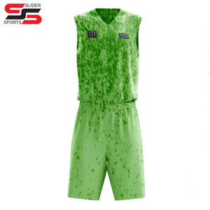 Venta caliente transpirable logotipo diseño baloncesto uniformes al por mayor profesional personalizado divertido baloncesto Jersey - Product Image 1