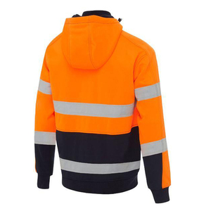Invierno Fleece Clase 3 Ropa DE TRABAJO Alta visibilidad Mecánica industrial Minería Construcción Hi Vis Reflective Safety Hoodie OEM - Product Image 6