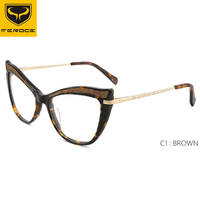 FEROCE Lady Acetato Fabricante Óptico Venta al por mayor Monturas de anteojos Alta calidad Nuevo Diseño de anteojos Gafas