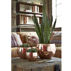 Maceta Grande de Metal para Balcón y Patio, Decoración de Interiores de Lujo para el Hogar, Hotel, Restaurante - Product Image 2