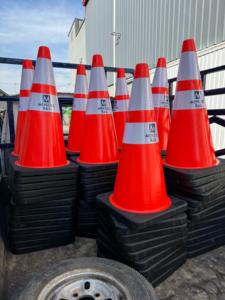 Barrera de carretera plegable con conos de Seguridad de Tráfico de plástico reflectante personalizable de Pakistán - Product Image 5