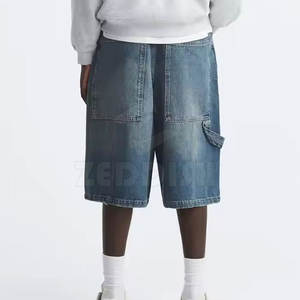 Shorts en jean sportifs sur mesure de style nouveau, couleur personnalisée, service OEM, haute qualité, fabriqué au Pakistan - Product Image 2