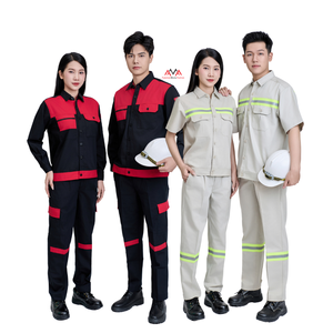 ออกแบบชุดทำงานไซส์ใหญ่ สีน้ำเงิน-ดำ สำหรับคนงานก่อสร้าง พร้อมชุดทำงานสำหรับอุตสาหกรรมน้ำมันและก๊าซ - Product Image 1