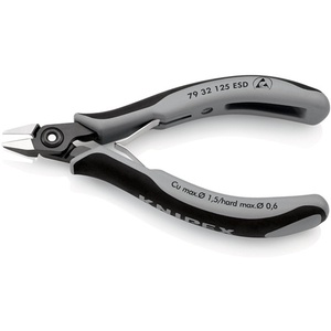 Cortadores Laterales de Precisión KNIPEX para Electrónica, 125 mm de Longitud, 3 Puntas Biseladas, Cuchillo Utilitario Pequeño y Pulido - Product Image 4