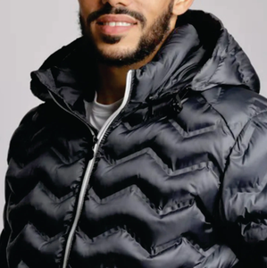 Veste d'hiver personnalisée en duvet de haute qualité pour hommes manteau d'hiver à capuche fantaisie à impression complète veste en duvet de luxe de créateur - Product Image 6