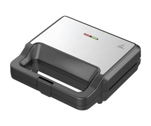 Machine à sandwichs électrique, appareil à toasts, <span class=keywords><strong>grill</strong></span> d'intérieur pour la maison, vente en gros, directement de l'usine, logo personnalisé, presse à panini antiadhésive - Product Image 2