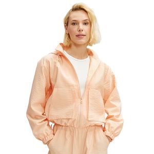 Veste personnalisée pour l'hiver, design de sweat-shirt uni de haute qualité, deux poches, fermeture éclair intégrale, veste longue et épaisse pour femmes - Product Image 4