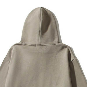 Sweat à capuche d'hiver Slim Fit à la mode impression bouffante fabriqué au Pakistan bas prix en gros col à capuche en tissu à motif solide - Product Image 3