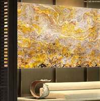 Panneau mural translucide en pierre naturelle Life1996 de luxe, fin (2 mm), flexible, pour comptoir de bar ou fond rétroéclairé