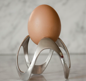 Silver-Finished Stainless Steel <b>Egg</b> Cup Holder Unique Style Boiled <b>Egg</b> Cups Stand Serving Cup <b>Egg</b> <b>Tools</b> - Product Image 5