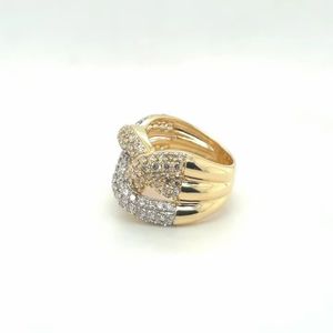 Anillo Redondo de Diamantes Naturales en Oro Real para Mujer, 2.59ct, para Fiesta - Product Image 6