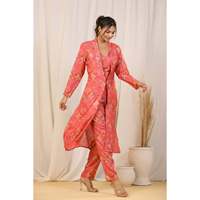 Ensemble deux pièces pour femmes - Peachy Gleam Coord Set par Nature's Bloom Tailles XS-XL