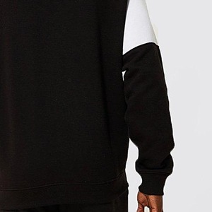 Conjuntos de tendencia de alta calidad para hombres Sudaderas con capucha transpirables de gran tamaño con bloqueo de color para la colección de invierno de hombres - Product Image 4