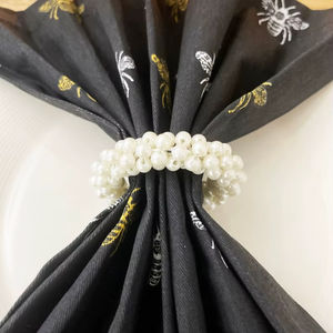 Ronds de serviette, ronds de serviette en rotin, ronds de serviette en osier, décor de table - Product Image 2