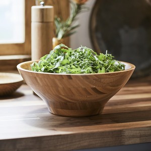 Cuenco de bambú grande y duradero, vajilla natural, decoración atractiva para presentación de comidas, productos vietnamitas al por mayor ecológicos - Product Image 4