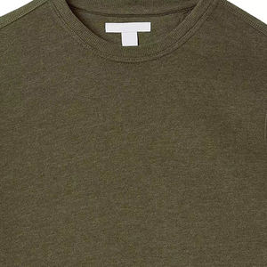 Ropa de calle personalizada de alta calidad de algodón Casual Color sólido de impresión de manga larga de cuello redondo nuevo estilo hombres sudadera - Product Image 5