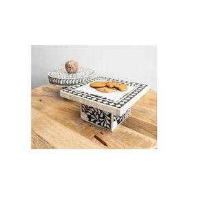 ขาตั้งเค้กลายดอกไม้/ช็อคโกแลต,ที่วางเค้กแบบแฮนด์เมดสไตล์อินเดียสำหรับตกแต่งบ้านใช้งานประจำวัน - Product Image 1