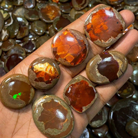 Pierres précieuses Cabochon en vrac d'opale de feu mexicaine de haute qualité belle forme de mélange toutes les tailles pour guérir les pierres précieuses mexicaines d'opale de cristal,