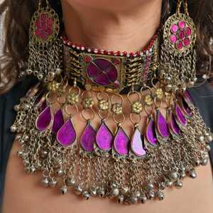 Ensemble Afghani Vintage en Acier Inoxydable au Design Fait Main et Personnalisé de Haute Qualité, Prix de Gros pour Femmes - Product Image 2