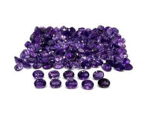 5x7mm Natural <b>Amethyst</b> Oval Cut Faceted Loose Gemstones Beads for Jewelry Making Purple <b>Amethyst</b> At Factory Price Wholesale - Product Image 1