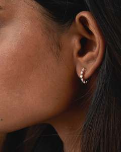 Cerceaux flottants en diamant (moyen) certifié or massif 14k 18k GIA IGI meilleur cadeau d'anniversaire cultivé en laboratoire pour les belles femmes - Product Image 3