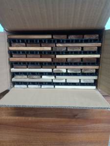 Baldosa de madera de ACACIA de 6 listones, 300x300 19mm X, precio barato, baja cantidad mínima para decoración exterior de madera de alta calidad, para exportación - Product Image 6