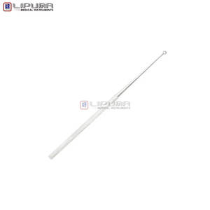 Curette d'oreille Buck 5 3/4 pouces droite et émoussée en acier inoxydable, instrument chirurgical ORL, instrument médical pour le retrait du cérumen et le curetage - Product Image 2
