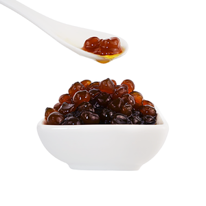 Hot Selling Minimalist Low Calorie Brown Sugar Flavored Konjac Pearl Bubble Tea Ingredients High Solid Content (>70%) <b>Ready</b> <b>Eat</b> - Product Image 4