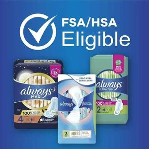 Para siempre, almohadillas Maxi de algodón ultrafinas, tamaño 3, gorra grande Extra larga, 33 unidades, sanitarias desechables, súper absorbentes, transpirables - Product Image 5