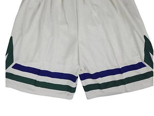 Pantalones cortos de baloncesto de malla con estampado de Cachemira azul claro personalizado con paneles de estrellas, ropa deportiva transpirable para hombres, gimnasio o ropa de calle OEM - Product Image 3