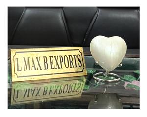 Urna funeraria de cremación en forma de corazón para cenizas Urnas de cremación de alto esmalte Urnas de metal para cenizas de entierro de los seres queridos de recuerdo - Product Image 6