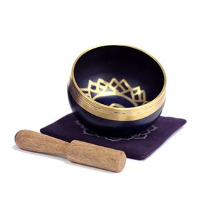 Cuenco de Metal curativo con sonido de calidad superior para Yoga y meditación a bajo precio, cuencos tibetanos con tema budista - Product Image 1