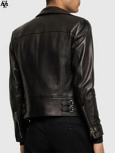 Chaqueta de Cuero Urbana de Moda, Exterior de Lana Suave y Duradera, Resistente al Viento, Transpirable, Cuello Alto, Herrajes Plateados - Product Image 3