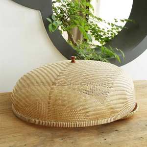 Bamboo Wide Colored <b>Dome</b> Food Covers Decorative Bamboo Mesh <b>Domes</b> for Keeping Foods From Flies and Insects - Product Image 4