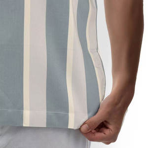 Multi-Color <b>Cuban</b> Collar Casual <b>Shirts</b> for <b>Men</b> Breathable Printed Design Reasonable Price - Product Image 4