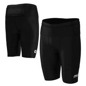 <b>Men's</b> Seamless Athletic <b>Compression</b> <b>Tights</b> Black <b>for</b> Workout & Fitness - Product Image 5