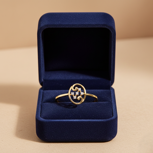 แหวนหมั้นทองคำสีโรสโกลด์สุดหรูสำหรับผู้หญิง แหวนแต่งงานทรงรีทันสมัย เครื่องประดับชั้นดีสำหรับของขวัญวันครบรอบและงานปาร์ตี้ - Product Image 5