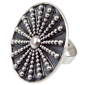 Anillos de Plata de Ley 925 con Forma Simple de Shri Ashapura Jewels, Joyería de Plata Fina, Estilo BOHEMIA, Hindú, Religioso - Product Image 2