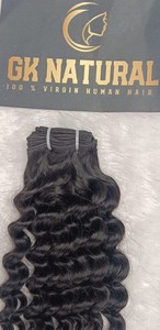 ผมต่อจากคนอินเดียเรมีผมต่อแบบหยิกธรรมชาติคุณภาพสูงดีไซน์ผมเดี่ยวสำหรับสาวๆและผู้หญิง - Product Image 4