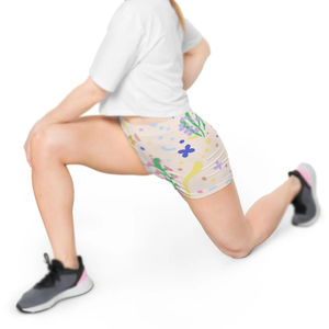 Pantalones cortos de Yoga para mujer para uso al aire libre, nueva tendencia, diseño superior, ropa informal multicolor, cosas suaves, antiretracción, transpirables, pantalones cortos de Yoga para mujer - Product Image 5