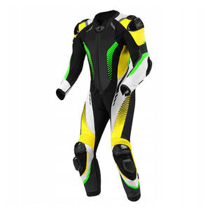 ชุดมอเตอร์ไซด์ทำจากวัสดุหนังแท้100% ชุดมอเตอร์ไซด์กันลมและแห้งเร็ว - Product Image 1