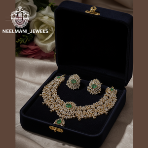 Ad Diamond Short <b>Necklace</b> Elegant and Luxurious Accessory - Product Image 3